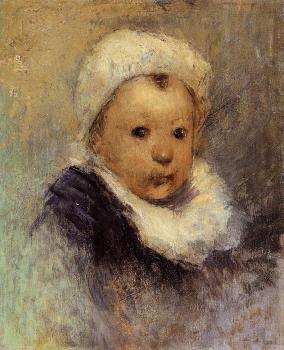 保羅 高更 Portrait of a Child